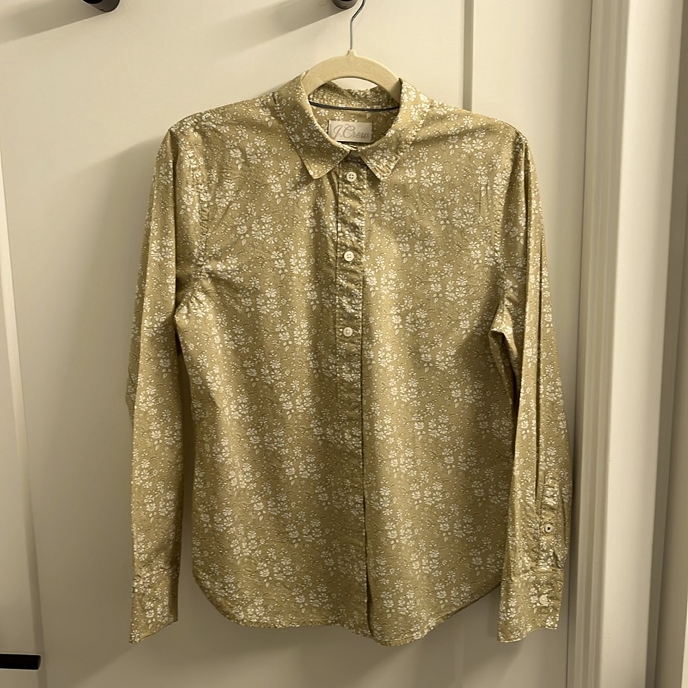 Liberty Fabric for J. Crew Floral Print Oxford Shirt